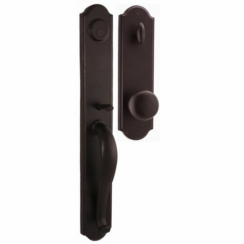 Weslock 07685-1F10020 Wiltshire Dummy Handleset with Wexford Knob, Oil Rubbed Bronze Finish