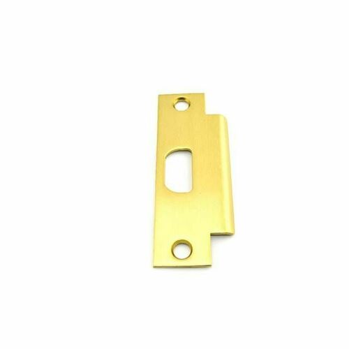 Schlage 10025606 Satin Brass ASA Strike with Screws
