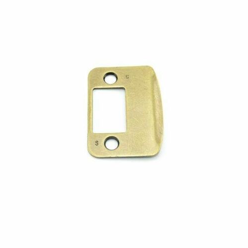 Schlage 10092609 Antique Brass Round Corner Deadbolt Strike