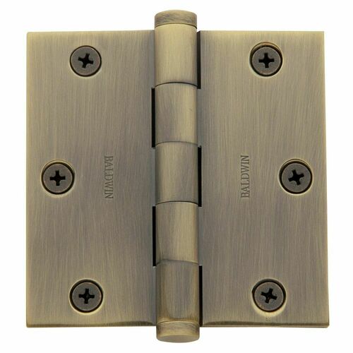 Baldwin 1035050ITIP Antique Brass Button Tip (Set of 2)