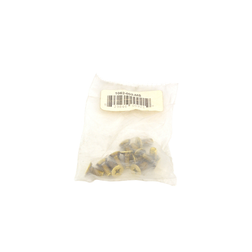 Baldwin 1052003MS 12-Pack Lifetime Brass Finish Screws