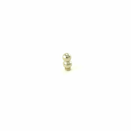 Baldwin 1080055I Ball Tip Radius Corner Hinge (2/Set) - Lifetime Bright Nickel Finish