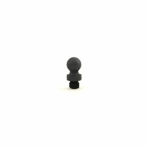 Baldwin 1080190I Satin Black Ball Tip Radius Corner Hinge (2-Pack)