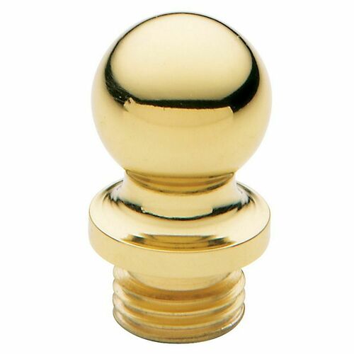 Baldwin 1090003I Ball Tip Square Corner Hinge (2/Set) - Lifetime Brass Finish