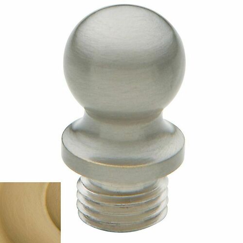 Baldwin 1090033I Vintage Brass Ball Tip Square Corner Hinge (2/Set)