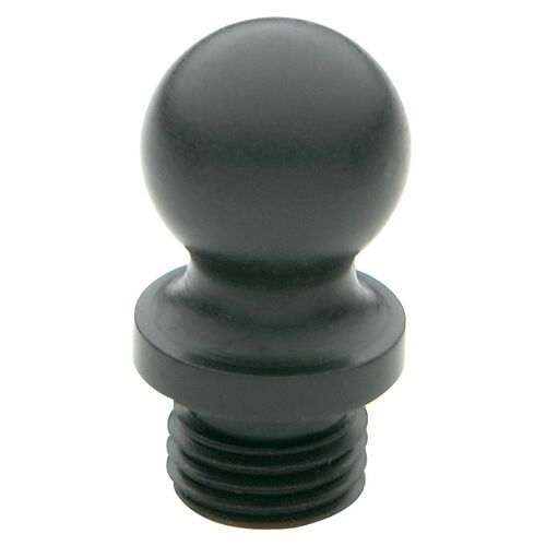 Baldwin 1090102I Ball Tip Square Corner Hinge (2/Set) - Oil Rubbed Bronze Finish