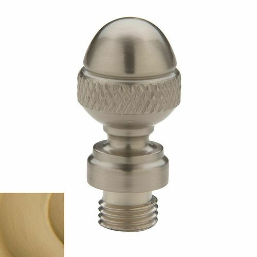 Baldwin 1092033I Acorn Tip Square Corner Hinge Set - Vintage Brass Finish (2/Set)