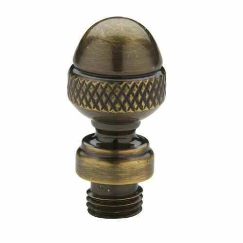 Baldwin 1092050I Antique Brass Acorn Tip Square Corner Hinge (2/Set)