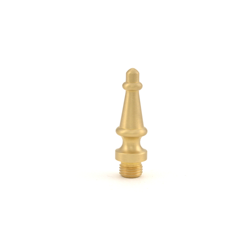 Baldwin 1093033I Vintage Brass Square Corner Hinge Steeple Tip (2/Set)