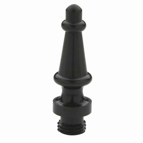 Baldwin 1093102I Steeple Tip Square Corner Hinge Set (2) - Oil Rubbed Bronze Finish
