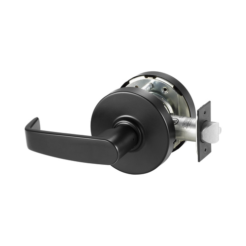 Sargent 10XG15-3 LL BSP Grade 1 Exit Cylindrical Lever Lock with L Rose ASA Strike, Black Suede Finish