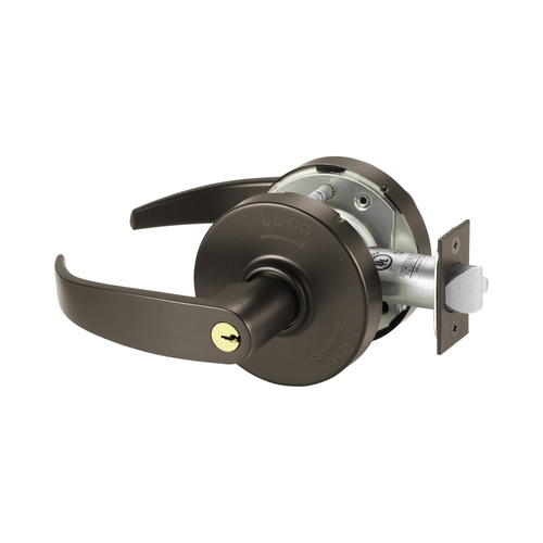 Sargent 10XG38 LP 10BE F110 Classroom Security Double Cylinder Lever Lock, Grade 1, Dark Bronze Finish