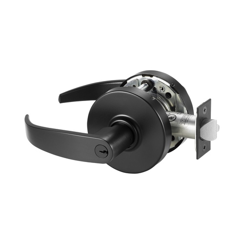 Sargent 10XG54 LP BSP F90 Grade 1 Cylindrical Lever Lock, P Lever, LA Keyway, Black Suede Finish