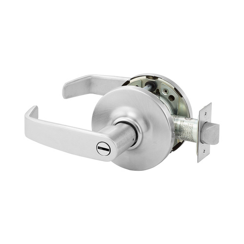 Sargent 10XU65 GL 26D Grade 1 Privacy Lever Lock, L Lever G Rose, 2-3/4