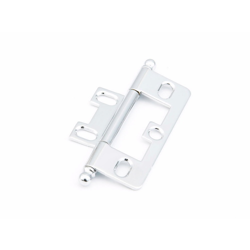 Schaub 1100B-26 Schaub Polished Chrome Ball Tip Non-Mortise Cabinet Hinge