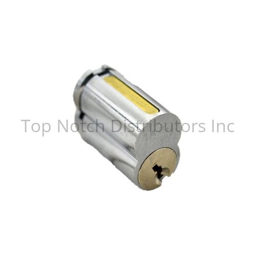 Accentra 1210TB626 IC 6-Pin Cylinder with TB Keyway US26D Satin Chrome Finish