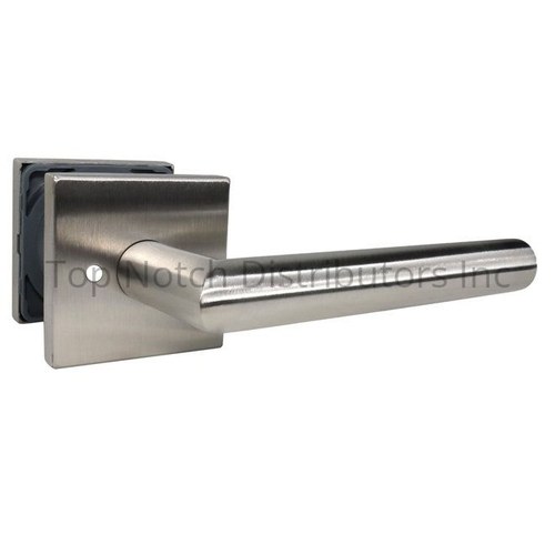 Omnia 12S/238T.PR32D Stainless 12 Lever Privacy Lockset, Square Rose, 2-3/8