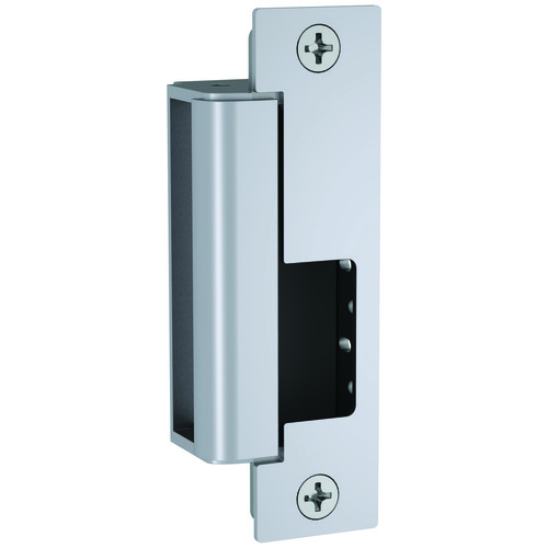 HES 1500C630DLMS 12 / 24 Volt DC Electric Strike Complete Pac with Dual Lock and Strike Monitors Satin Stainless Steel Finish