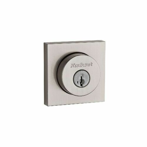 Kwikset 158SQT-15S.FD.DS.LK.23155 Halifax 20 Min UL Deadbolt SmartKey, Satin Nickel, Dual RCS, Key Coded