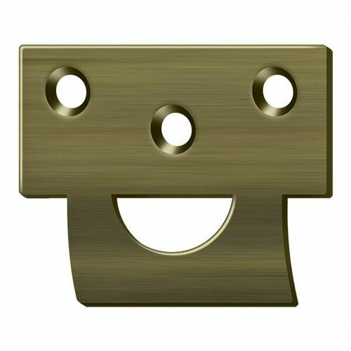 Deltana 178USTU5 Universal Solid Brass Strike - Antique Finish