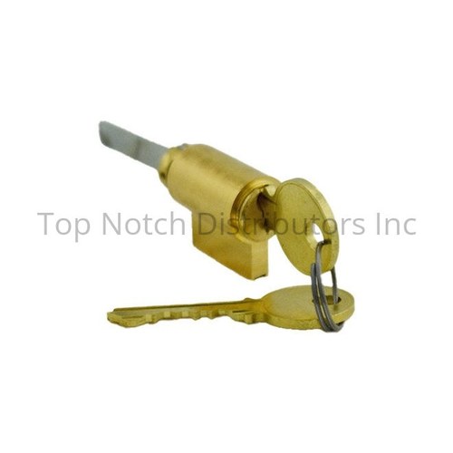 Accentra 1802GD606 6 Pin GD Keyway Cylinder for Key in Levers (AU5400LN) US4 Satin Brass