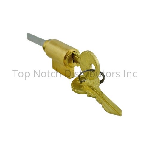 Accentra 1802SA606 SA Keyway 6-Pin Cylinder for Key-in Levers, Satin Brass (AU5400LN)