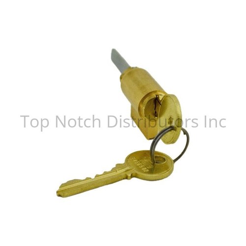 Accentra 1802TD606 6 Pin TD Keyway Cylinder for Key in Levers (AU5400LN) US4 Satin Brass