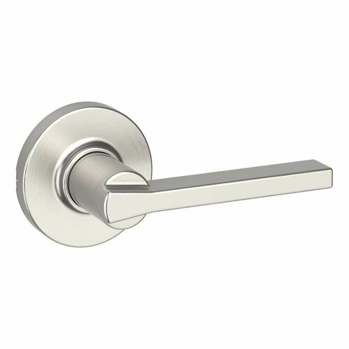 Kwikset 200CSLRDT-15 Casey Passage Lever Lock, Round Rose, Satin Nickel, 6AL Latch RCS Strike