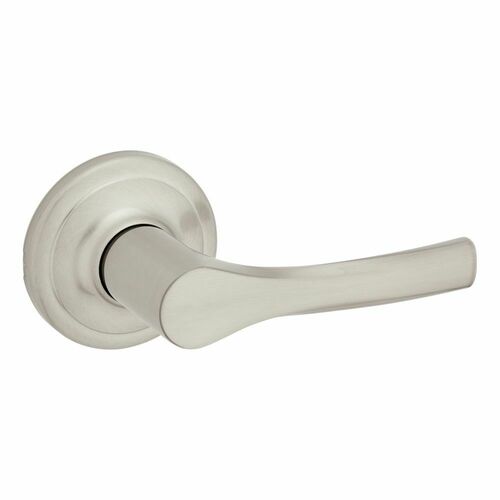 Kwikset 200HYL-15 Henley Satin Nickel Lever Passage Lock with 6AL Latch and RCS Strike