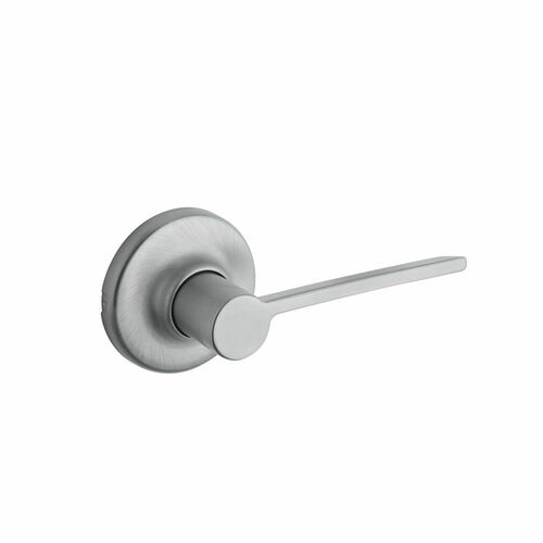 Kwikset 200LRLRDT-26D Ladera Passage Lever Lock, Round Rose, Satin Chrome, 6AL Latch, RCS Strike