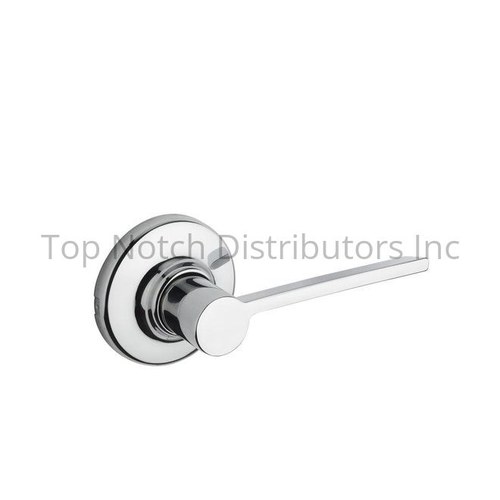 Kwikset 200LRLRDT-26 Ladera Passage Lever Lock, Round Rose, 6AL Latch, RCS Strike, Chrome Finish