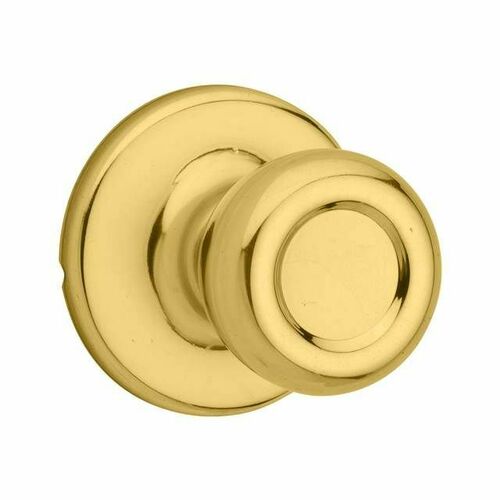 Kwikset 200T-3 Tylo Passage Door Lock with 6AL Latch RCS Strike, Bright Brass Finish