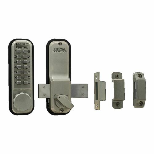 Lockey USA 2200SN Keyless Surface Mount Deadbolt - Satin Nickel Finish