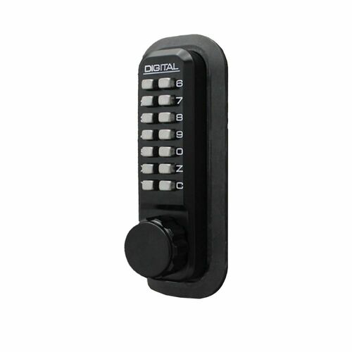 Lockey USA 2210JBMG Keyless Mechanical Deadbolt, Jet Black Marine Grade Finish