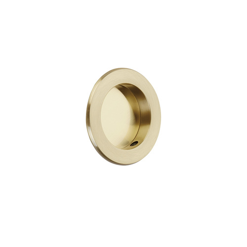 Emtek 2211US7 Round Flush Pull - French Antique Brass Finish