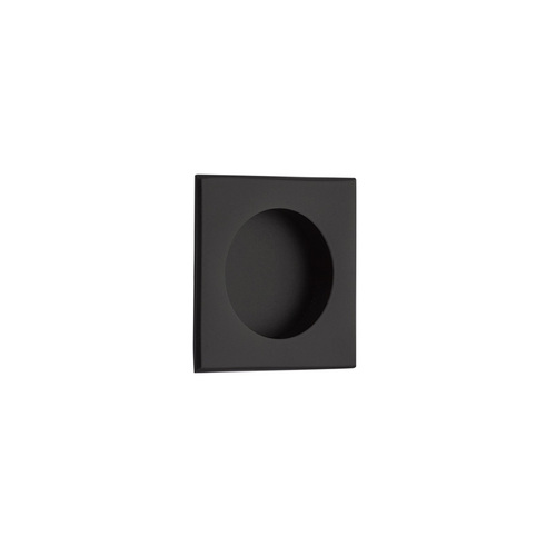 Emtek 2213US19 Square Flush Pull - Flat Black Finish