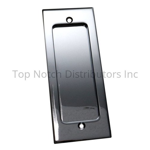 Emtek 2215US26 Modern Rectangular Flush Pull - Polished Chrome Finish