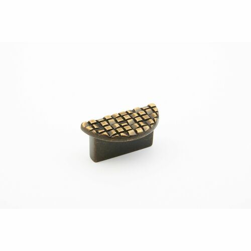 Schaub 237-FAB Schaub Mosaic Half Circle Cabinet Knob, 32mm, French Antique Bronze Finish