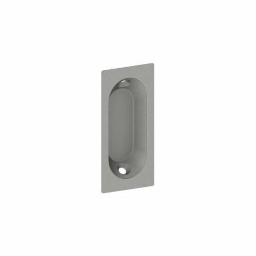 Hager 264015 Satin Nickel Oblong Flush Pull