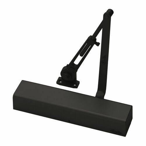 Accentra 2711690 Tri-Mount Hold Open Door Closer, Dark Bronze Finish