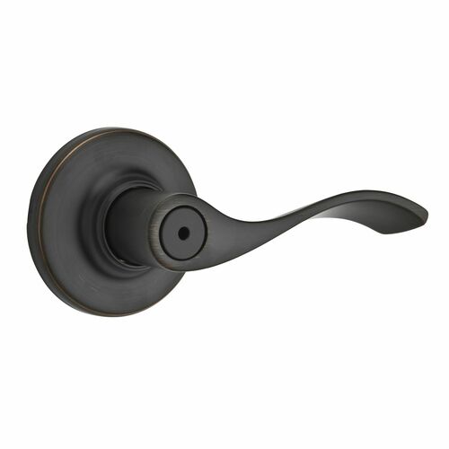 Kwikset 300BL-11P Balboa Privacy Lever Lock, 6AL Latch, RCS Strike, Venetian Bronze Finish