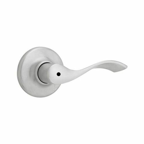 Kwikset 300BL-26D Balboa Privacy Lever Lock, 6AL Latch, RCS Strike, Satin Chrome Finish