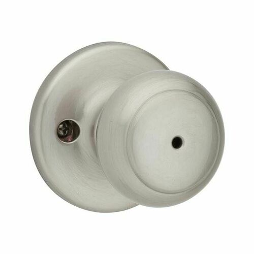 Kwikset 300CV-15 Cove Privacy Door Lock, 6AL Latch, RCS Strike, Satin Nickel Finish