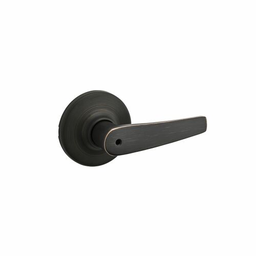 Kwikset 300DL-11P Delta Privacy Lever Lock, 6AL Latch, RCS Strike, Venetian Bronze Finish