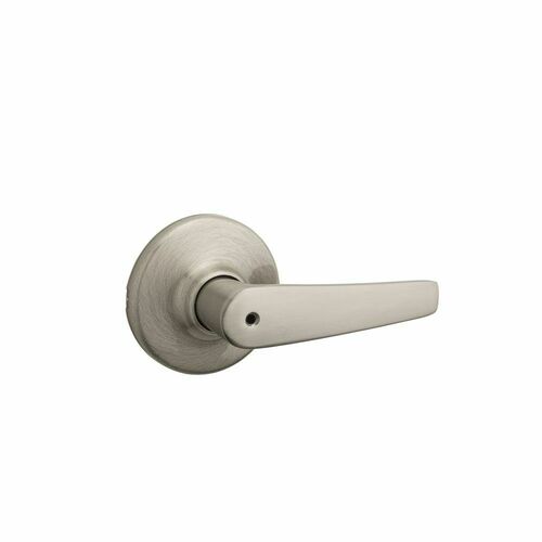 Kwikset 300DL-15 Delta Privacy Lever Lock, 6AL Latch, RCS Strike, Satin Nickel Finish