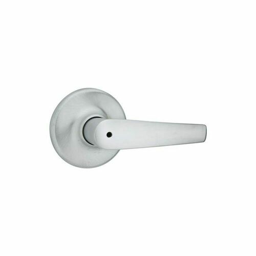 Kwikset 300DL-26D Delta Privacy Lever Lock, 6AL Latch, RCS Strike, Satin Chrome Finish