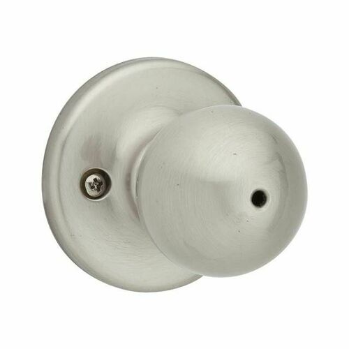 Kwikset 300P-15 Polo Satin Nickel Privacy Door Lock with 6AL Latch and RCS Strike