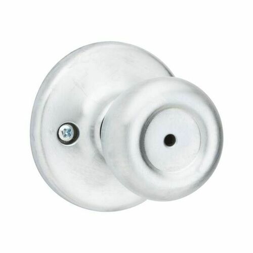 Kwikset 300T-26D Tylo Satin Chrome Privacy Door Lock with 6AL Latch and RCS Strike