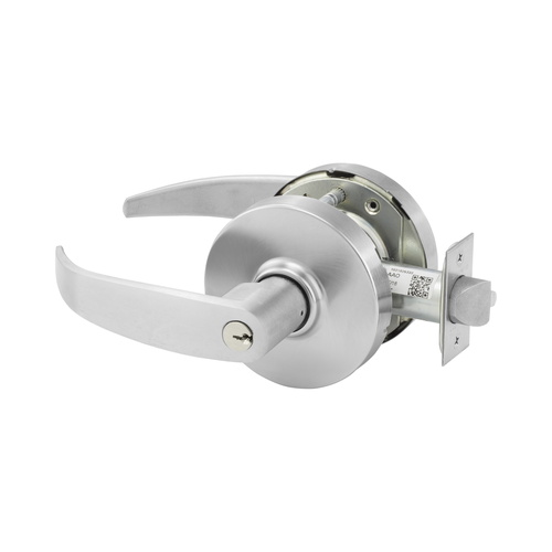 Sargent 30-10XG05LL26D Grade 1 Entry Office Lever Lock, L Lever Rose, Satin Chrome Finish