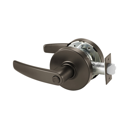 Sargent 3010XG24LB10BE F82A Grade 1 Cylindrical Lever Lock with B Lever, L Rose, Dark Bronze Finish